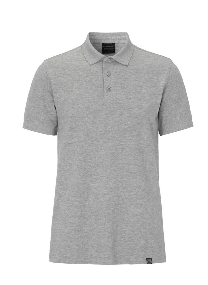 Stretch Piqué Man 955 greymelange 4XL