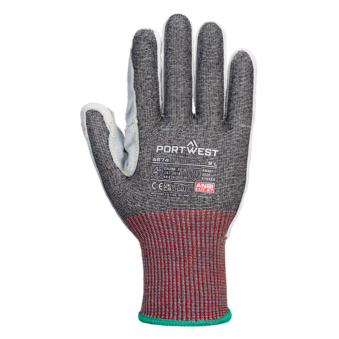 Portwest Leder-Schnittschutzhandschuhe CS AHR13