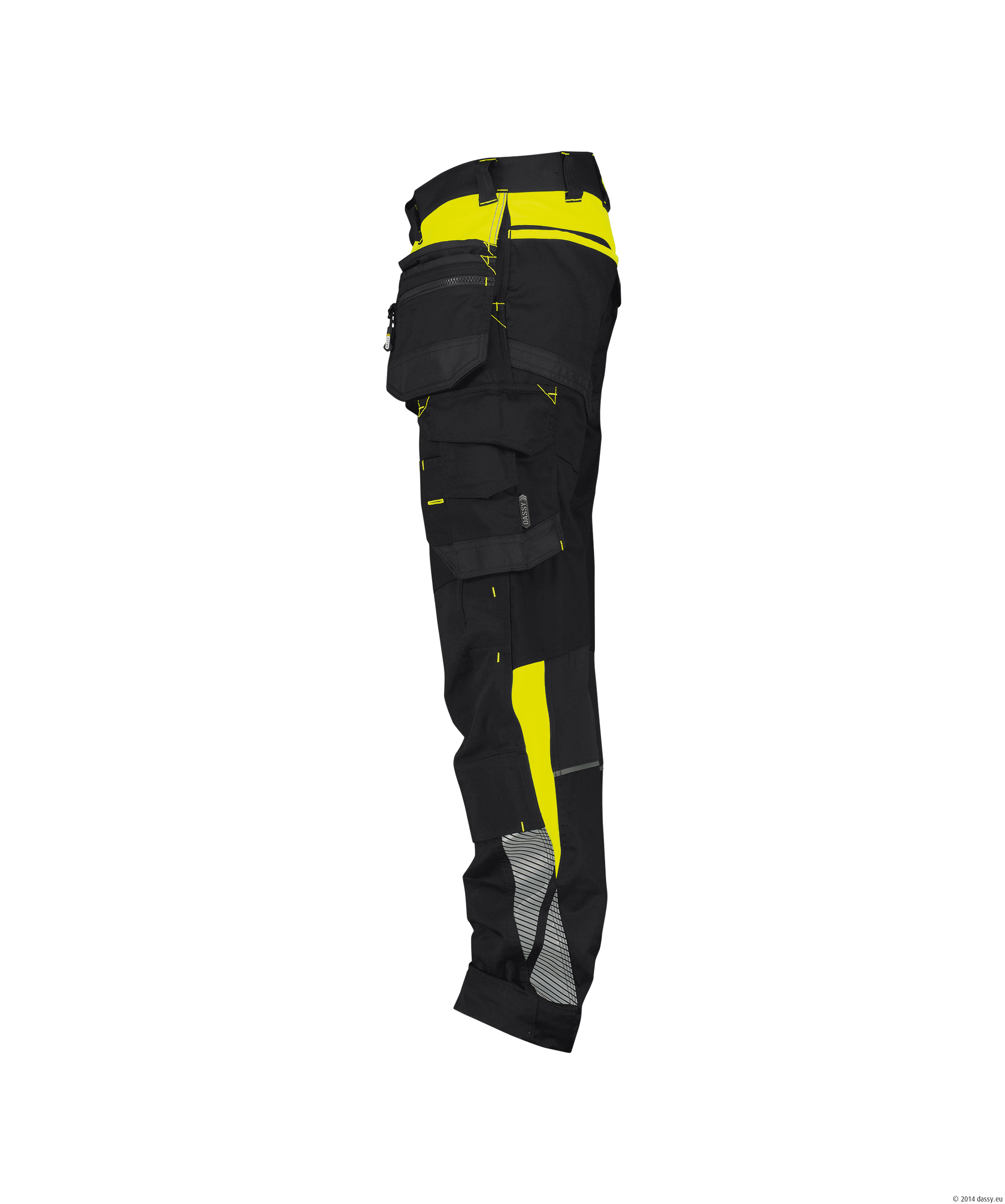 DASSY® Shanghai 6790-schwarz-neongelb Plus, 48