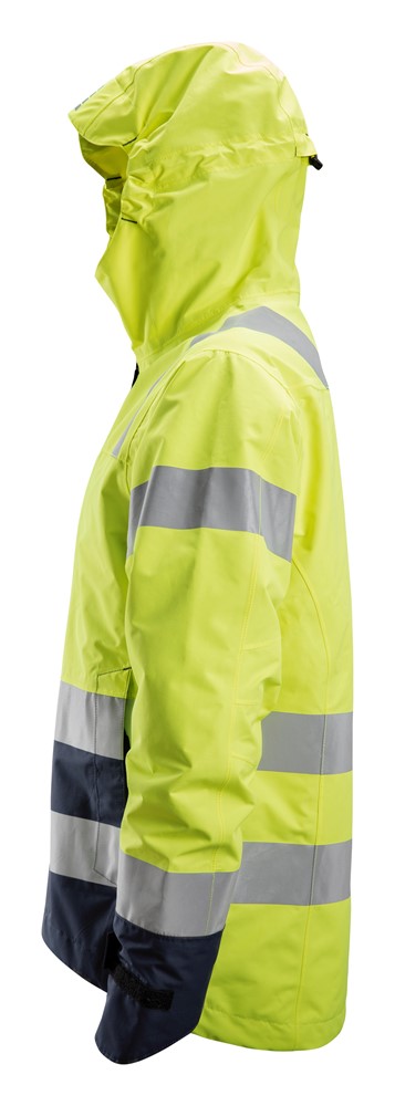 Wasserdichte Warnschutz-Softshell-Jacke, Warnschutzklasse 3