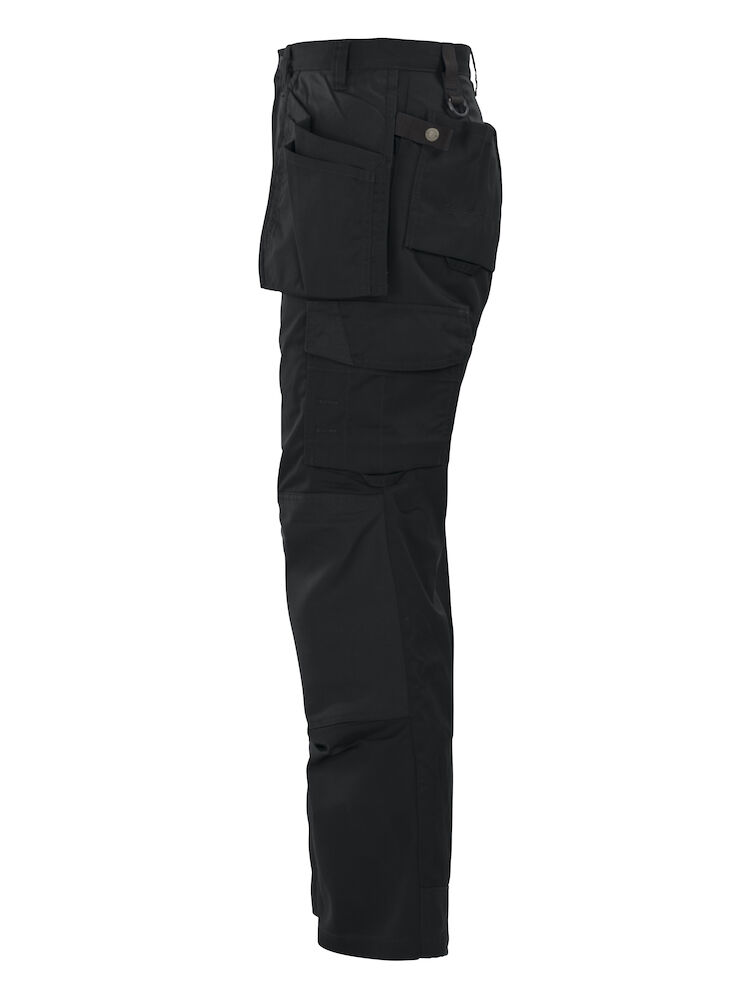 5512 OBERSCHENKELVERSTÄRKTE HOSE MIT KNIEVERSTÄRKUNG UND HÄNGETASCHEN 99 schwarz C60, Standard