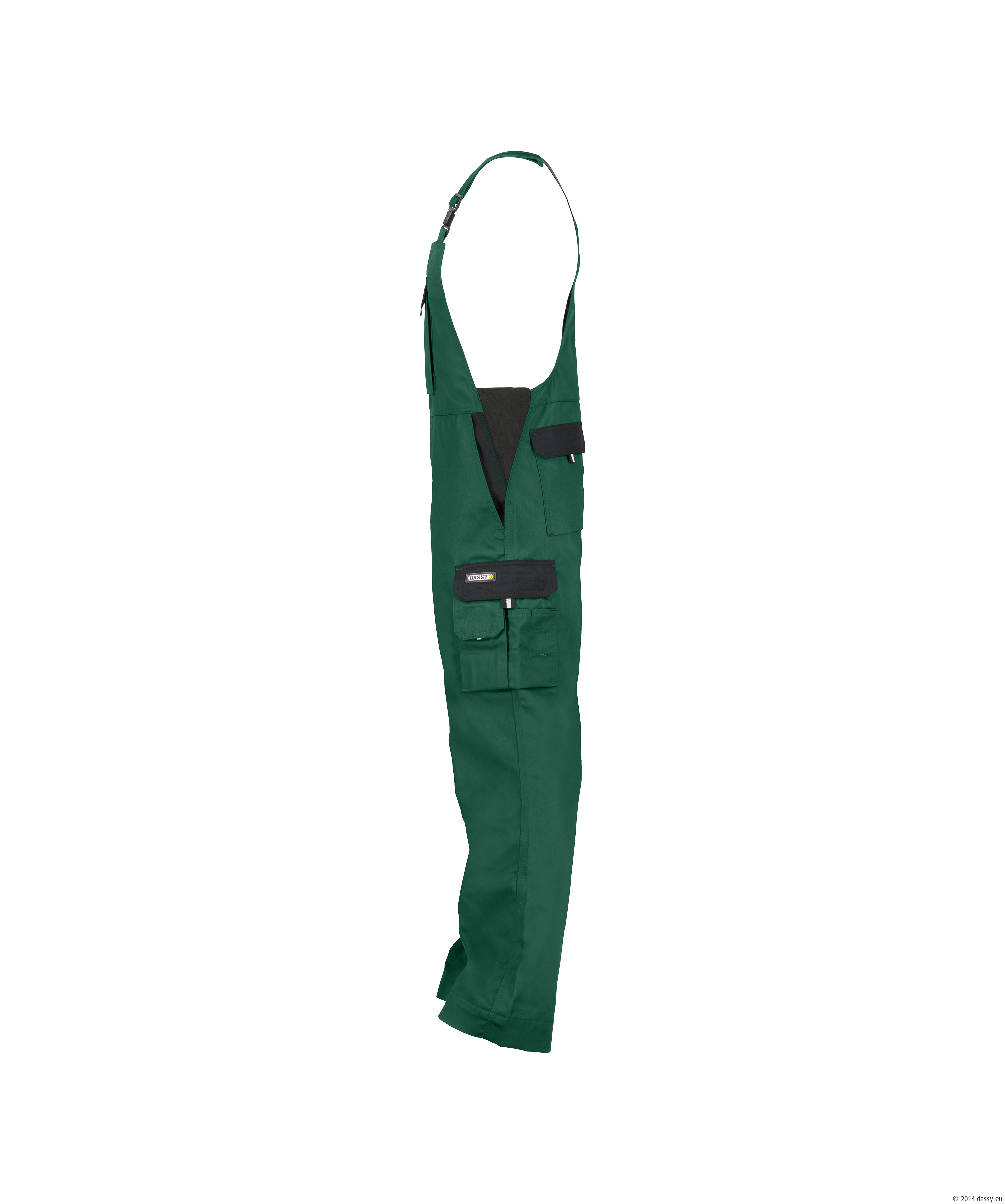 DASSY® Calais 6371-flaschengrün-schwarz Standard, 38