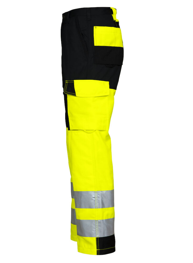 6501 ARBEITSHOSE EN ISO 20471 KLASSE 2 GERADER SCHNITT 11 gelb/schwarz hv D104, Kurz
