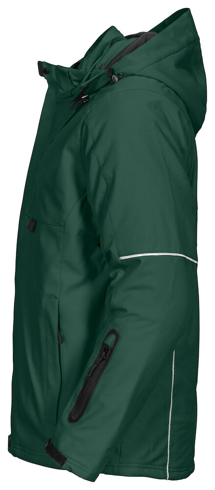 3407 GEFÜTTERTE 3-LAGIGE SOFTSHELL JACKE 98 grau S