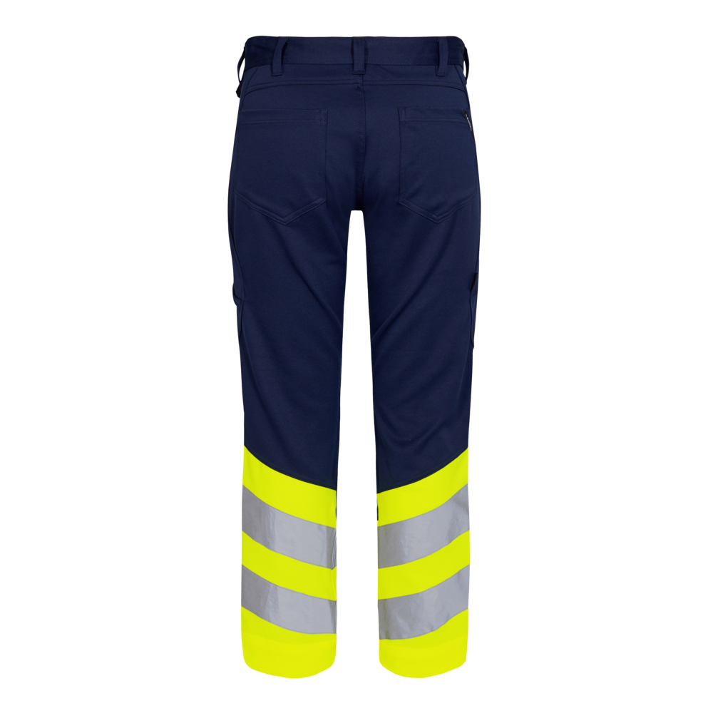 F. Engel Cordura Warn-Hose 16538 blauink/gelb CH48C, Kurz