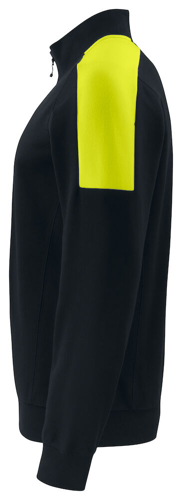 2128 SWEATSHIRT HALF ZIP MIT KONTRASTELEMENTEN