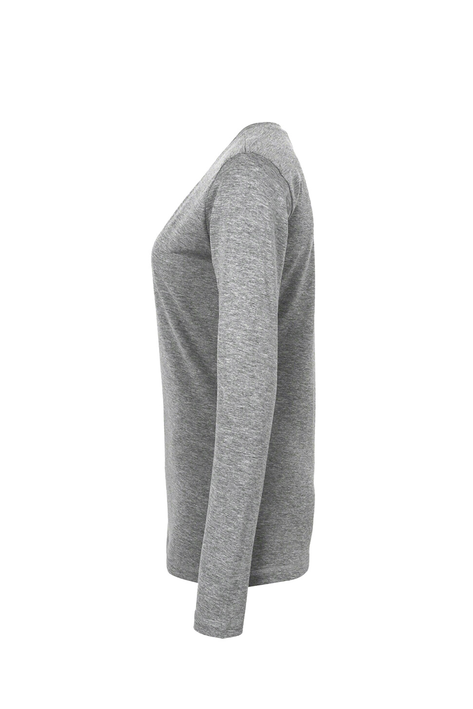Hakro Longsleeve Damen 015-grau meliert 2XL
