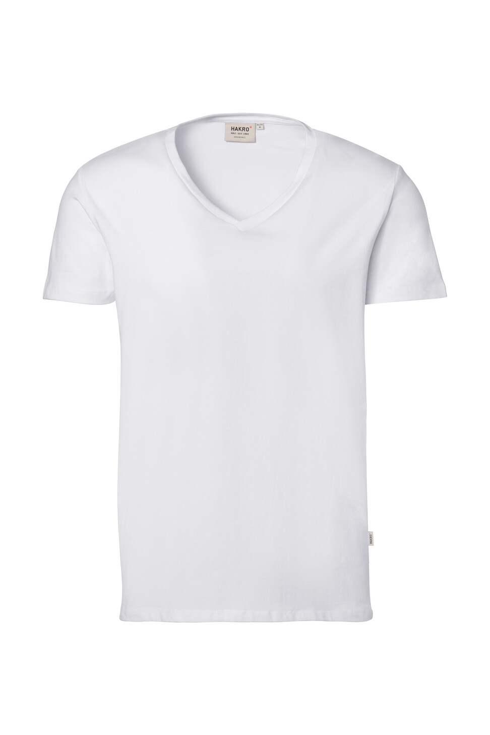 Hakro Stretch-Shirt mit V-Ausschnitt 001-weiss L