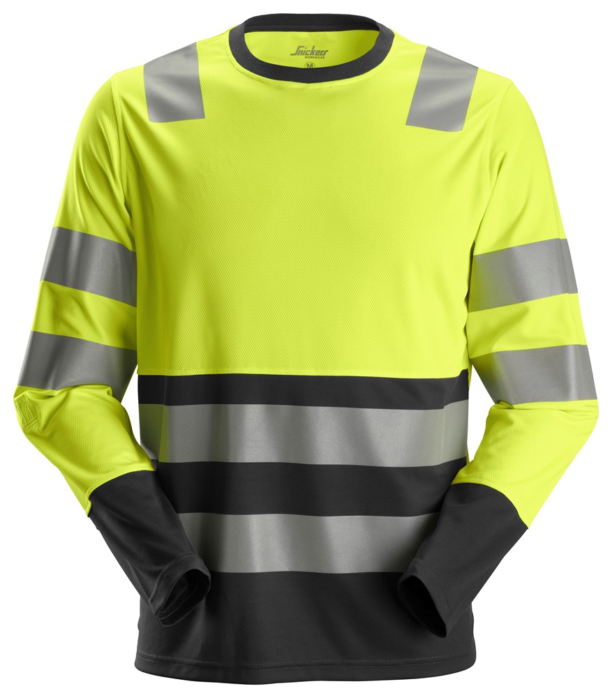 High-Vis-Langarm-T-Shirt Klasse 2