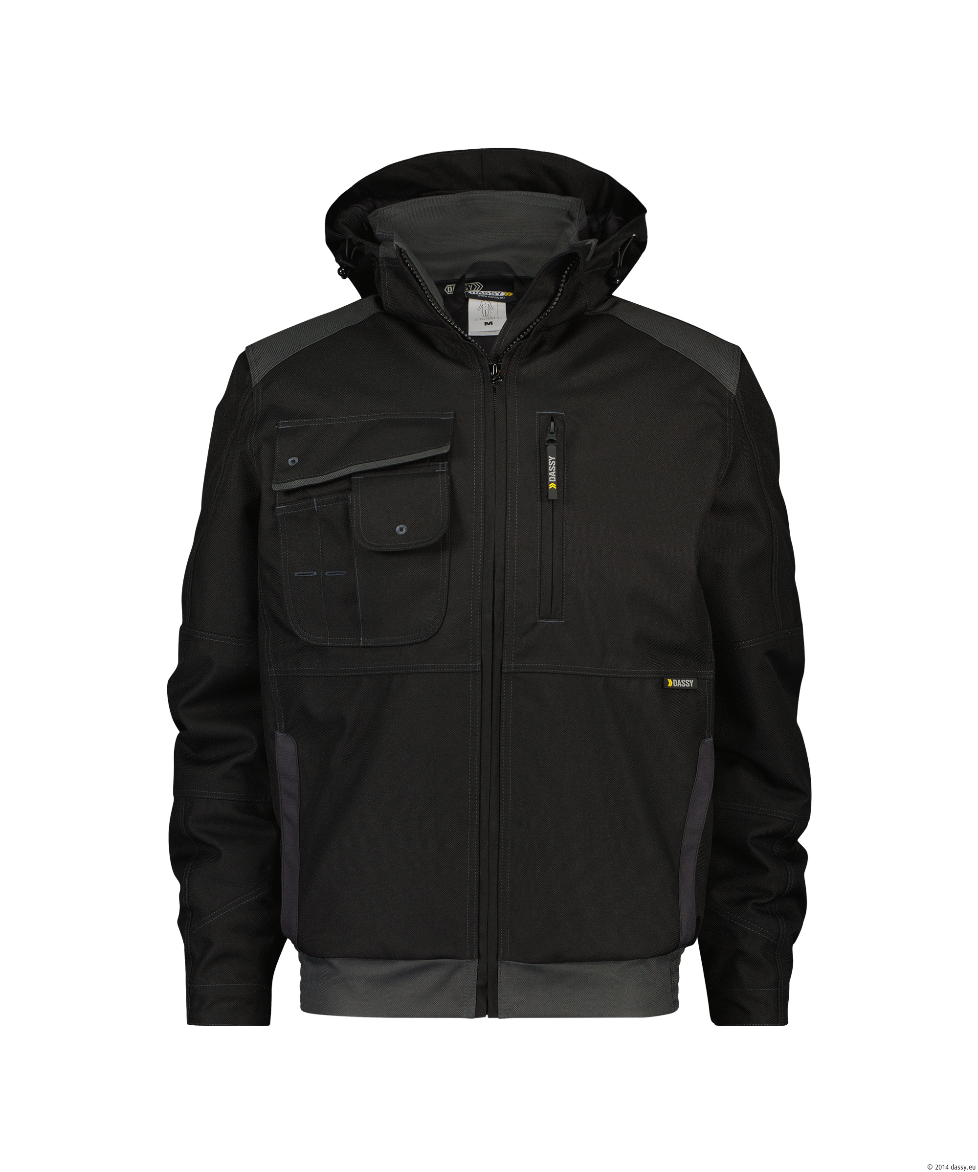 DASSY® Austin 6744-schwarz-anthrazitgrau XS