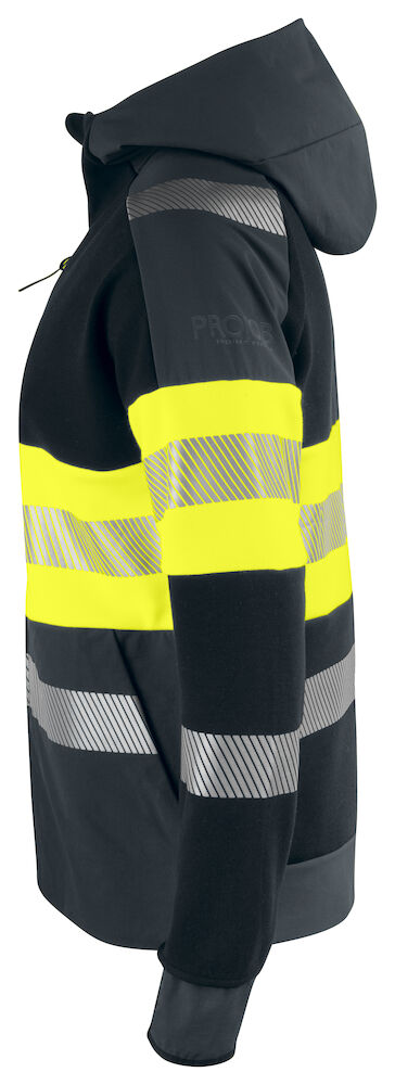 6122 KAPUZENJACKE EN ISO 20471 KLASSE 1 11 gelb/schwarz hv XL