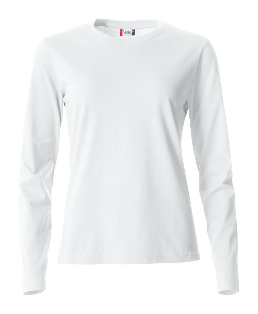 Basic-T L/S Women 00 weiss XS