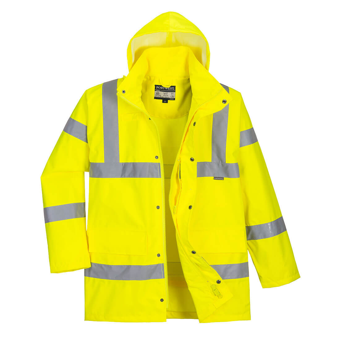 Warnschutz atmungsaktive Regen Verkehrsjacke