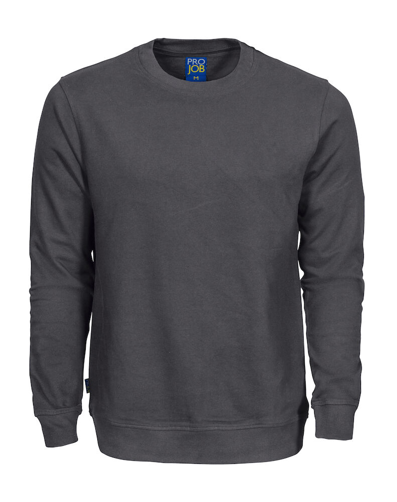2124 RUNDHALS SWEATSHIRT 98 grau 2XL