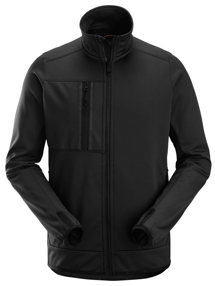 Fleecejacke mit durchgehendem Reißverschluss