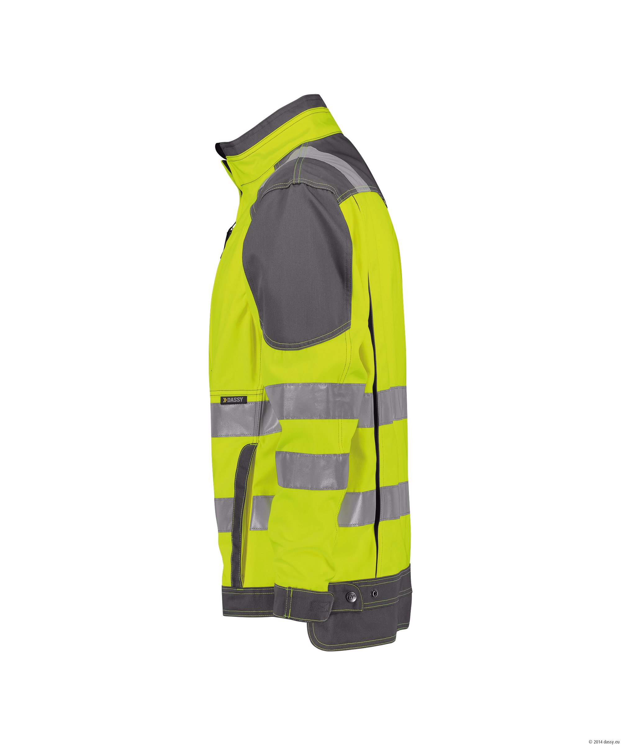 DASSY® Orlando 6941-neongelb-zementgrau XS