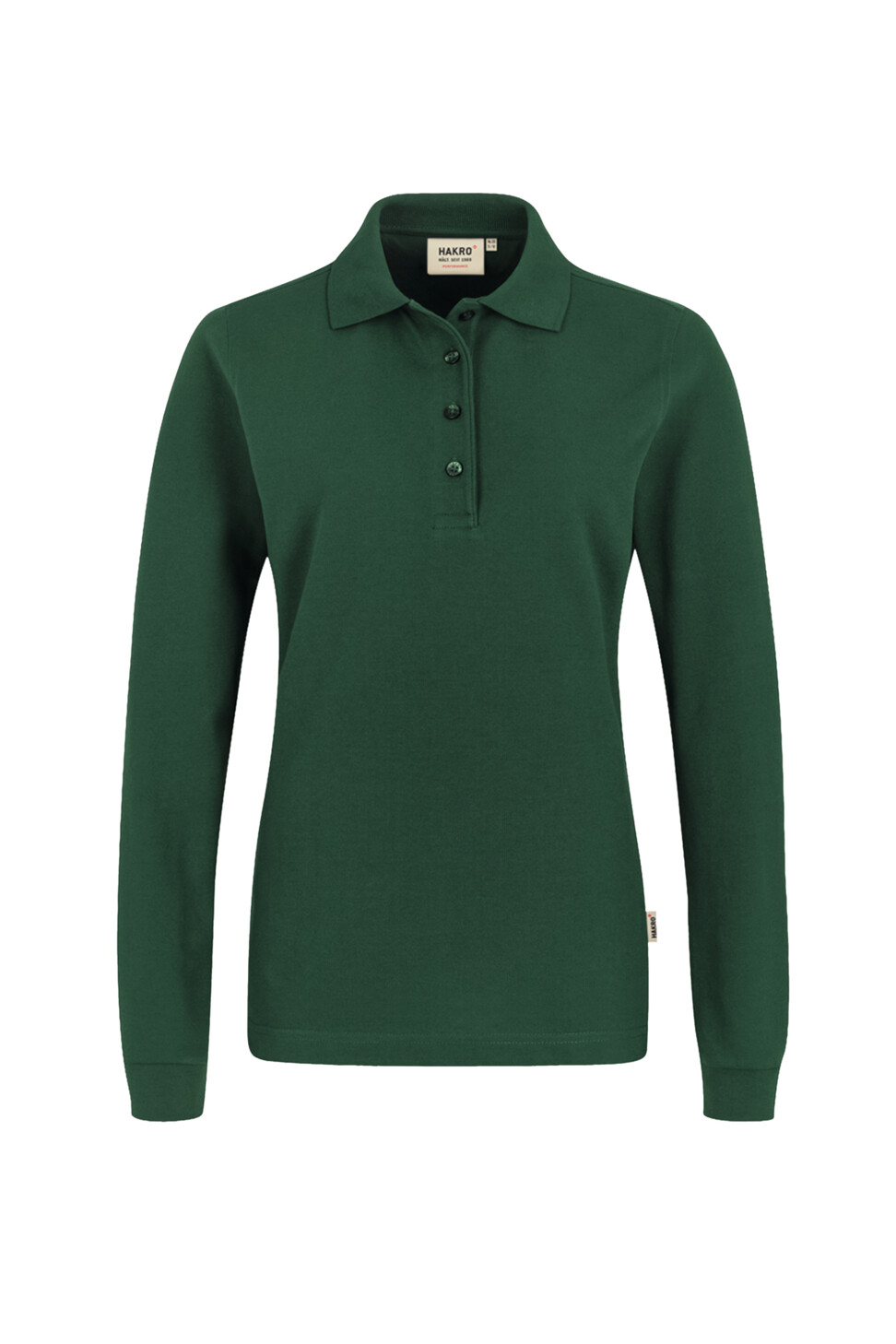 Hakro Damen Longsleeve-Poloshirt Mikralinar 072-tanne 3XL