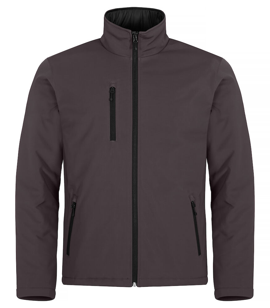 Padded Softshell Jacket 945 dunkelgrau M