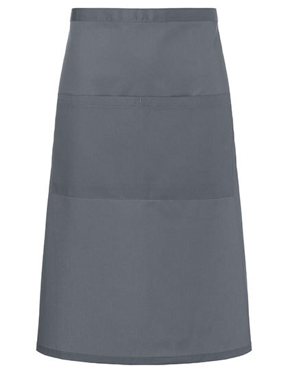 Bistrosch?rze Basic mit Tasche - Anthracite (ca. Pantone 7540C), 70 x 70 cm