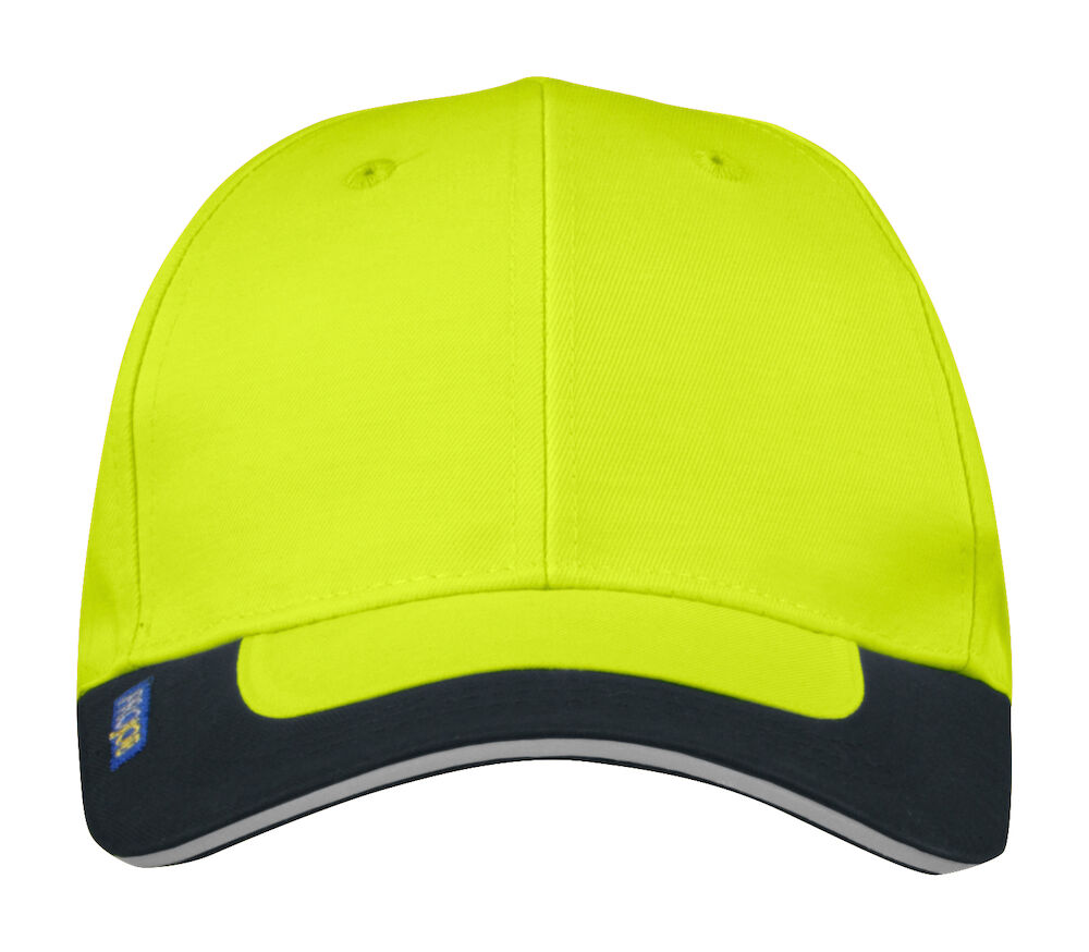 9013 SICHERHEITS-CAP 11 gelb/schwarz hv One Size