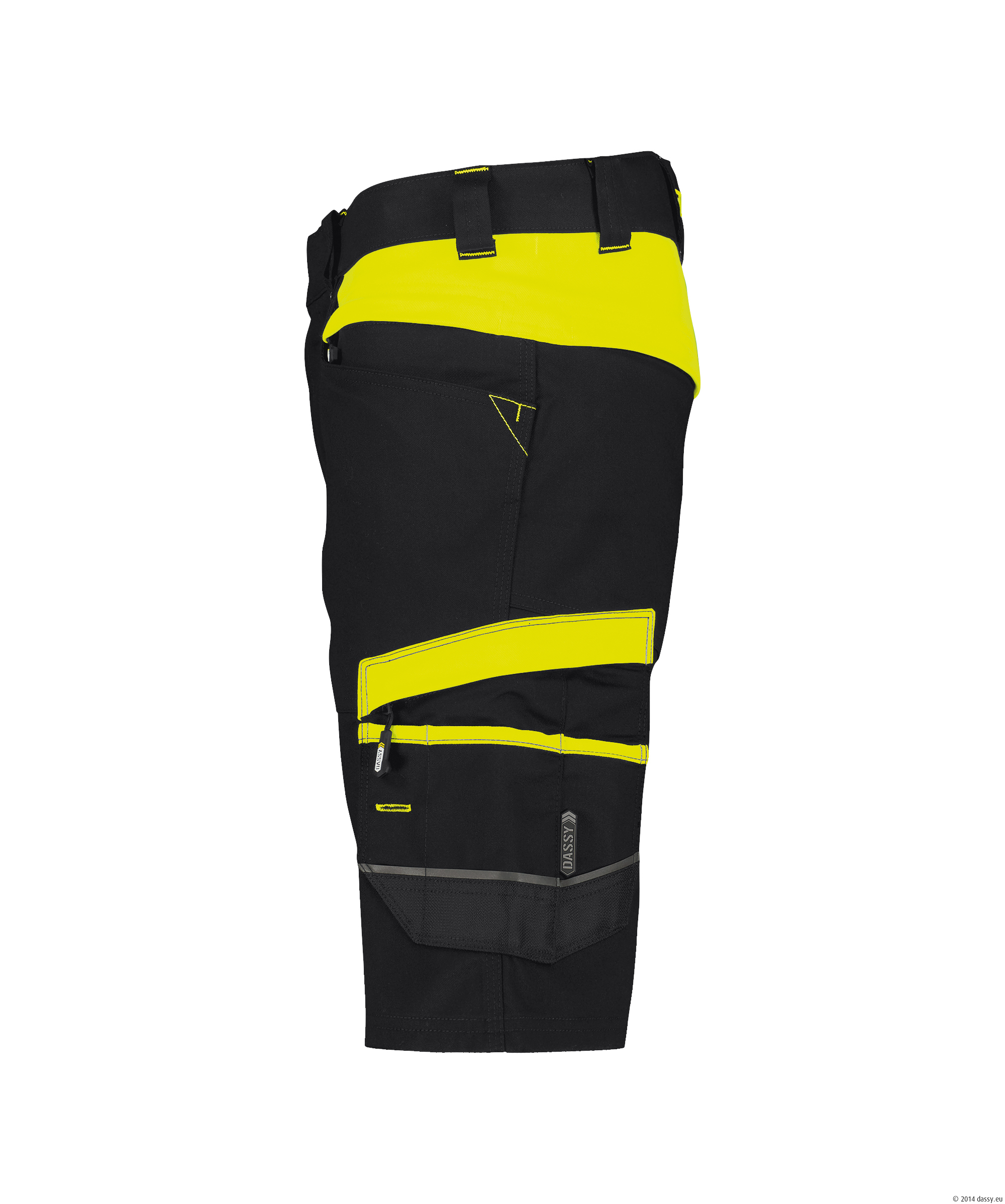 DASSY® Manilla 6790-schwarz-neongelb 36
