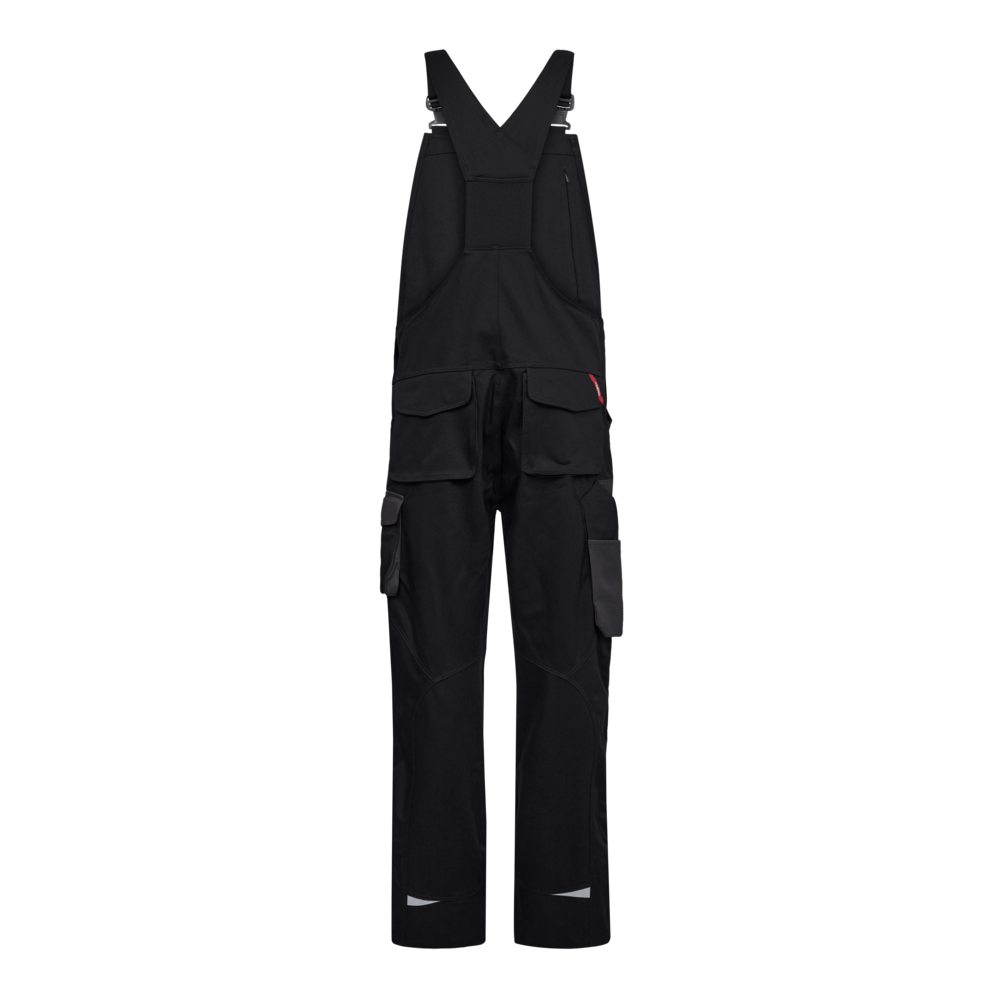 Galaxy Baumwolle Latzhose 2079 schwarz/anthrazit CH44C, Kurz