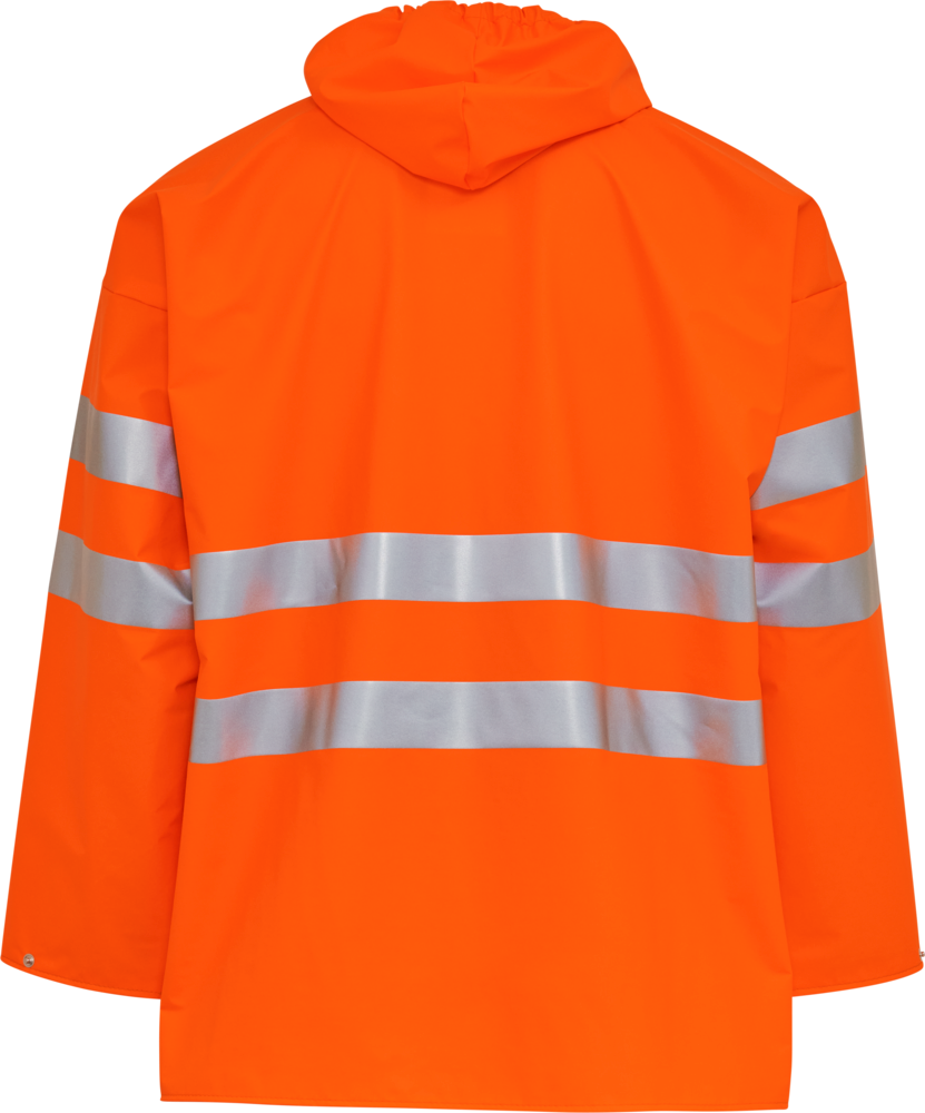 PU visible regenjacke mit reflexstreifen