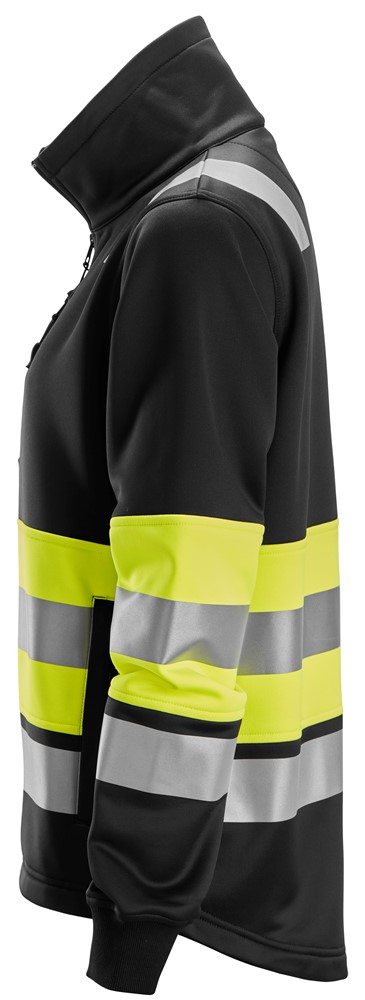 Damenjacke mit durchgehendem Reißverschluss, Warnschutzklasse 1