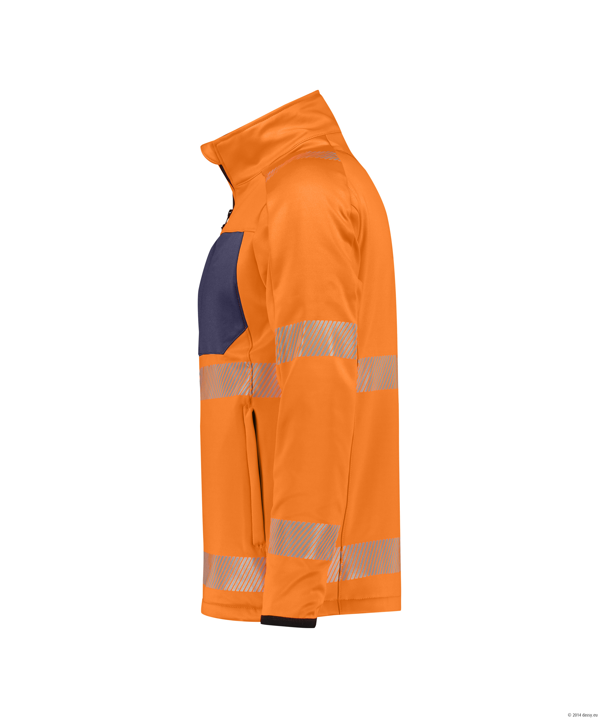 DASSY® Camden 6681-neonorange-dunkelblau M