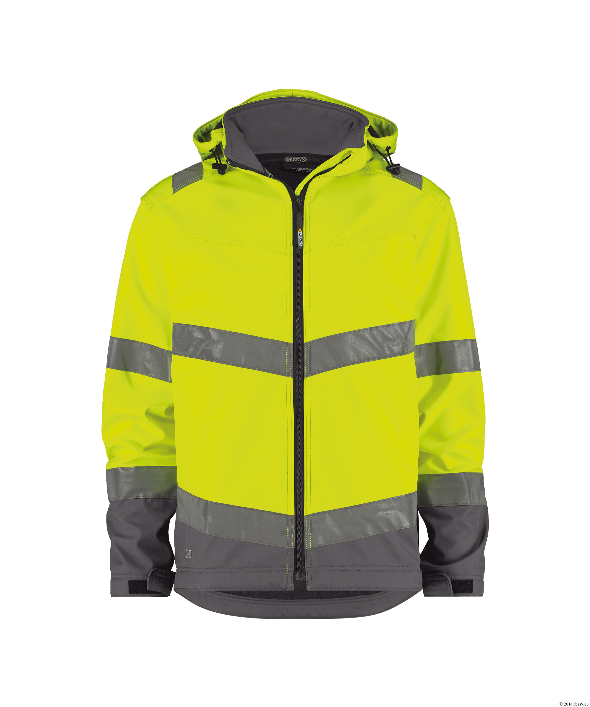 DASSY® Malaga 6941-neongelb-zementgrau XL