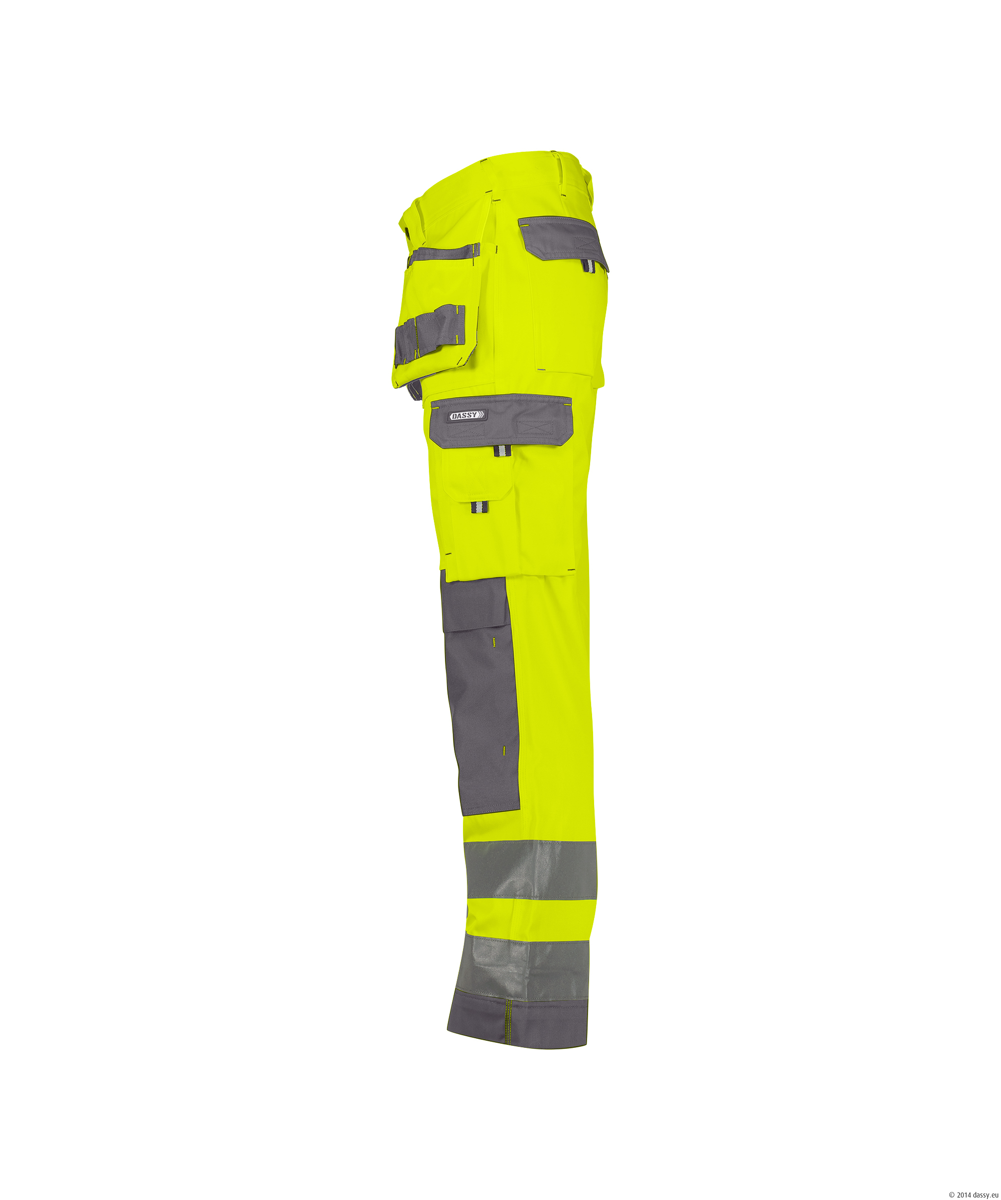 DASSY® Glasgow 6941-neongelb-zementgrau Minus, 40