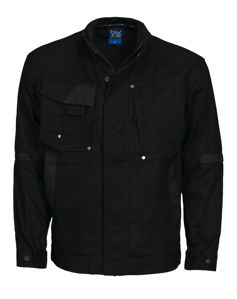 5414 CANVAS-JACKE 99 schwarz XL