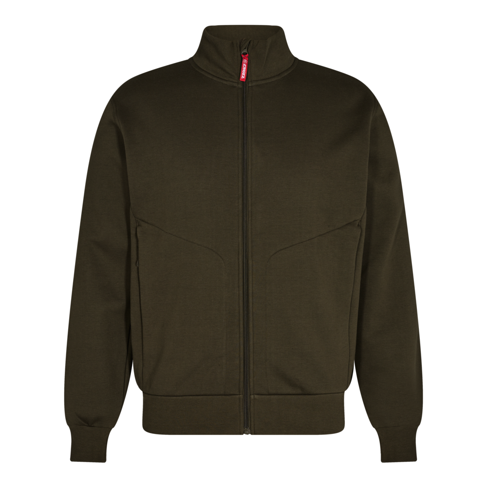 Extend Sweat-Jacke mit hohem Kragen