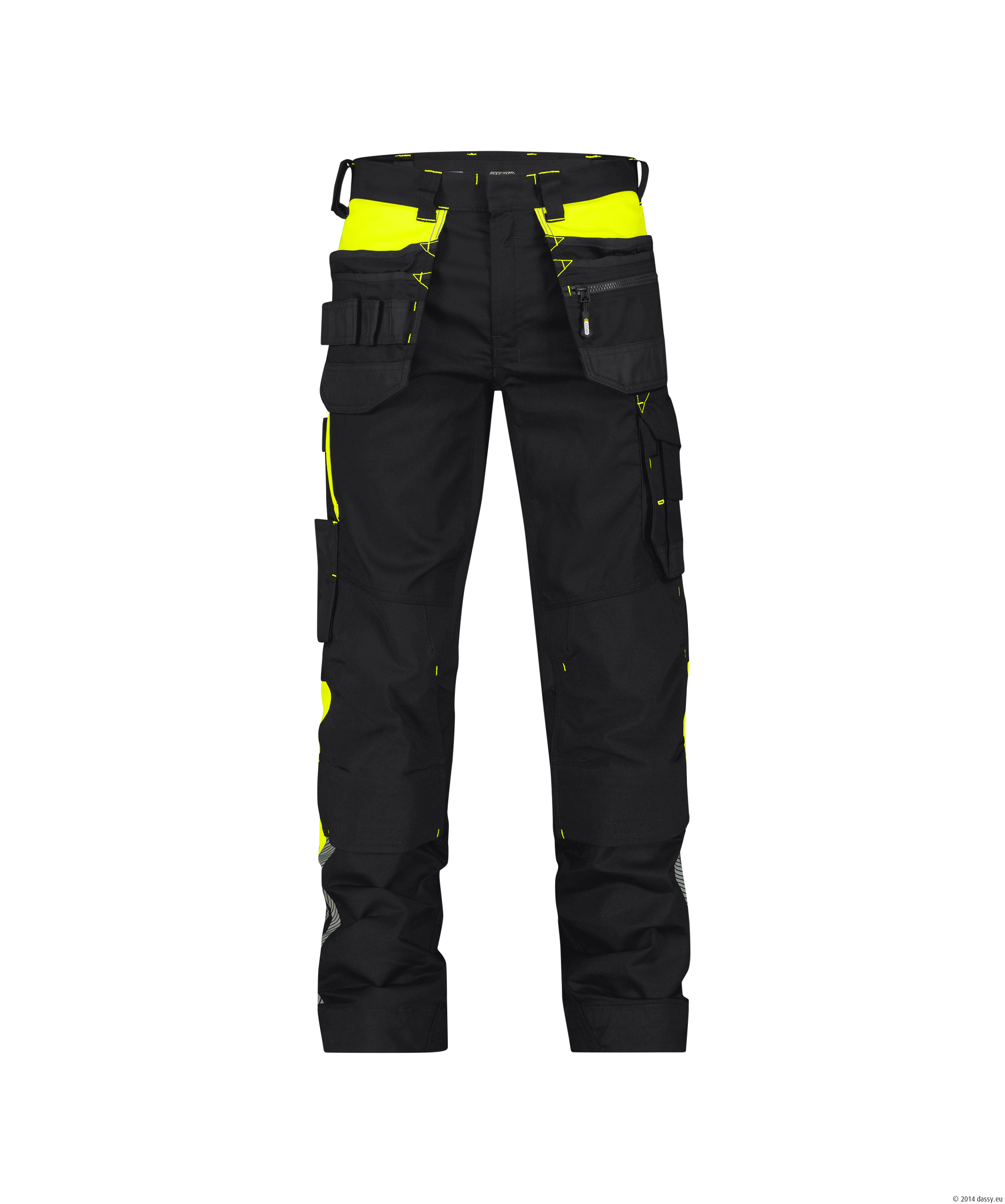 DASSY® Shanghai 6790-schwarz-neongelb Plus, 48