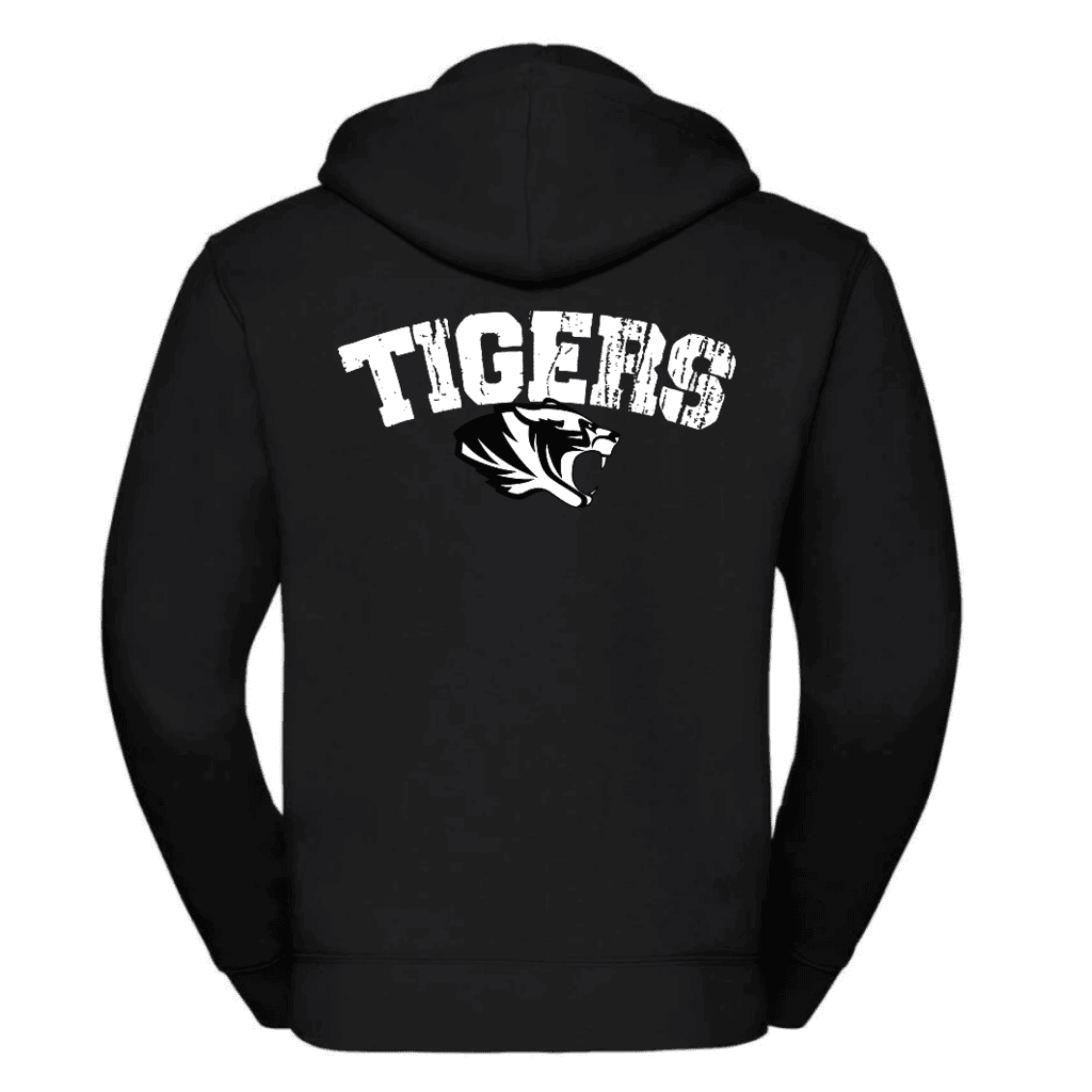 Hoodie – Bestickt Schwarz 