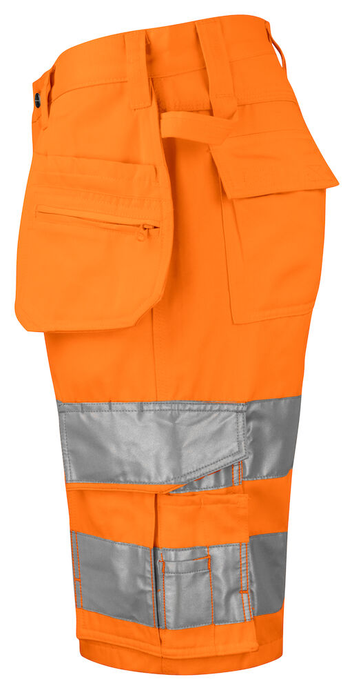 6535 WARNSCHUTZ SHORTS MIT HÄNGETASCHEN EN ISO 20471 KLASSE 2 MODERNER SCHNITT