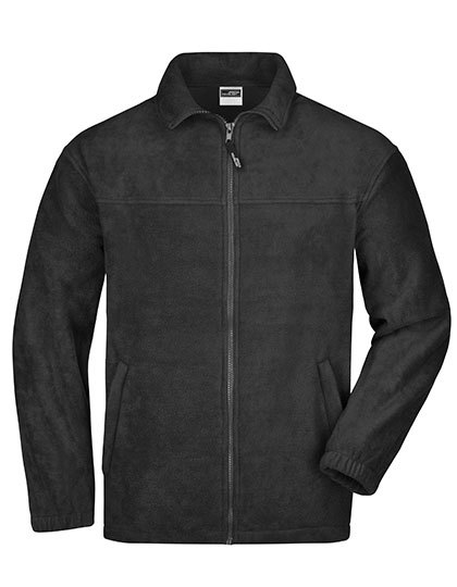 Full-Zip Fleece - Black, 2XL