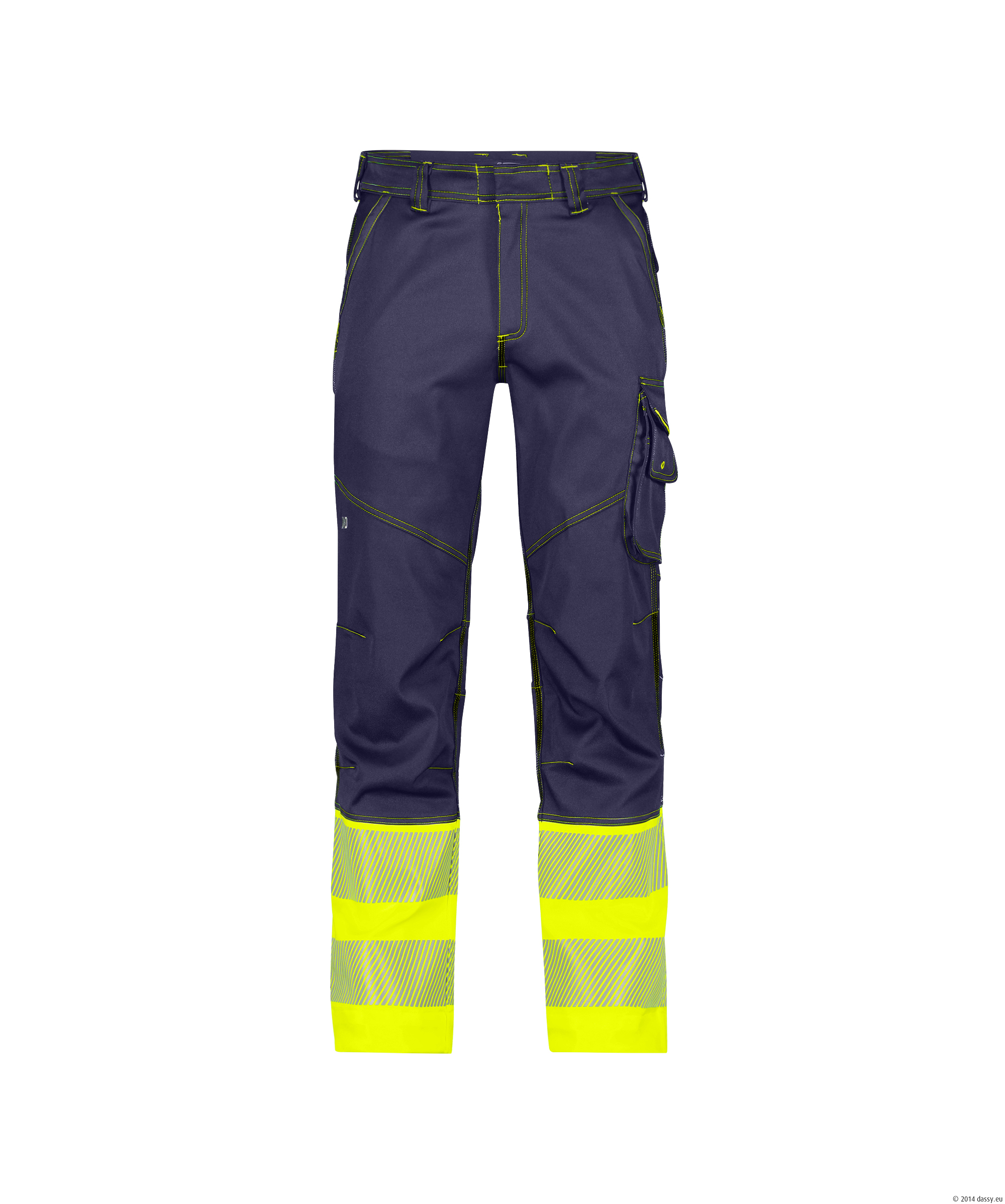 DASSY® Princeton 6892-dunkelblau-neongelb Standard, 40