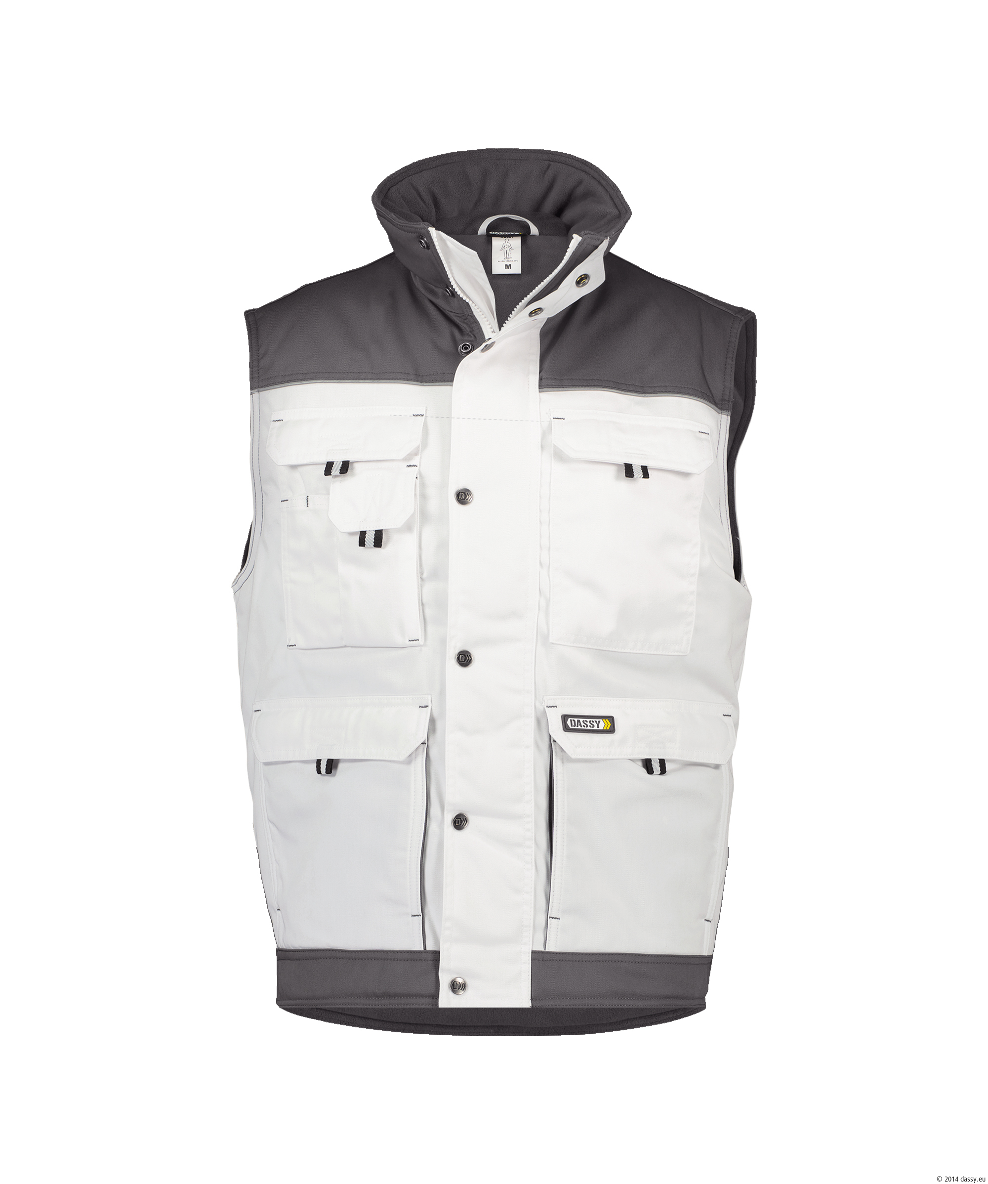 DASSY® Hulst 6141-weiss-zementgrau XS