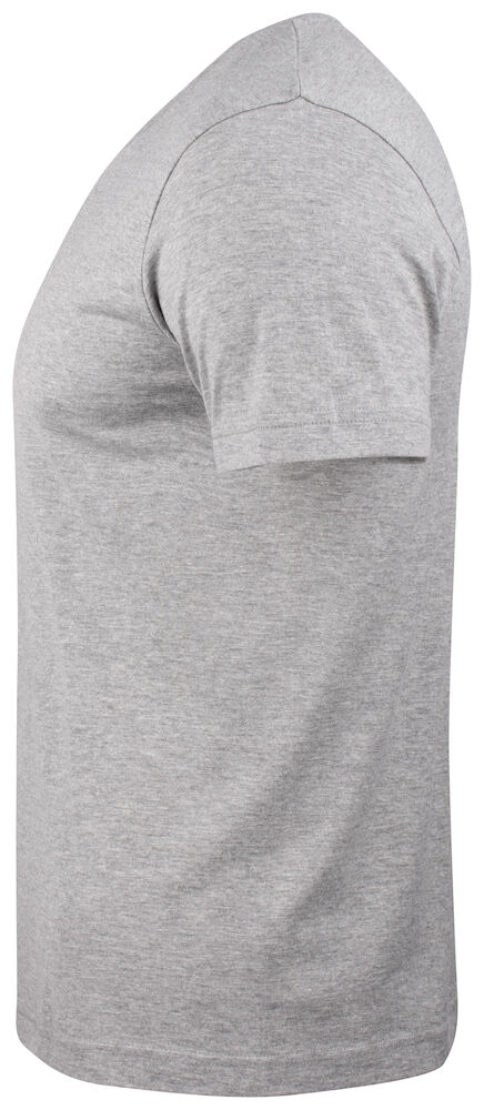 Basic-T V-neck 95 graumeliert XS