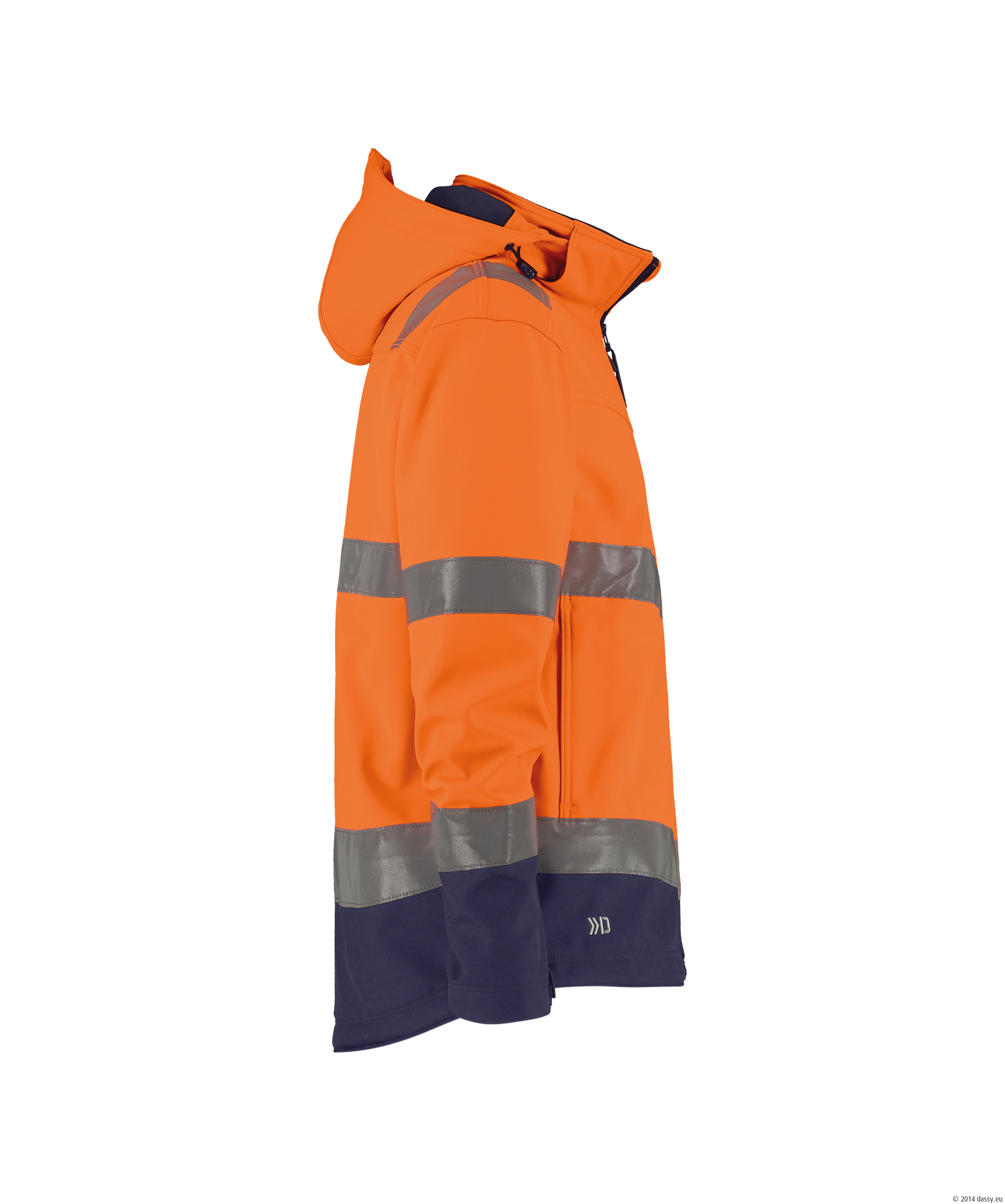 DASSY® Malaga 6681-neonorange-dunkelblau L