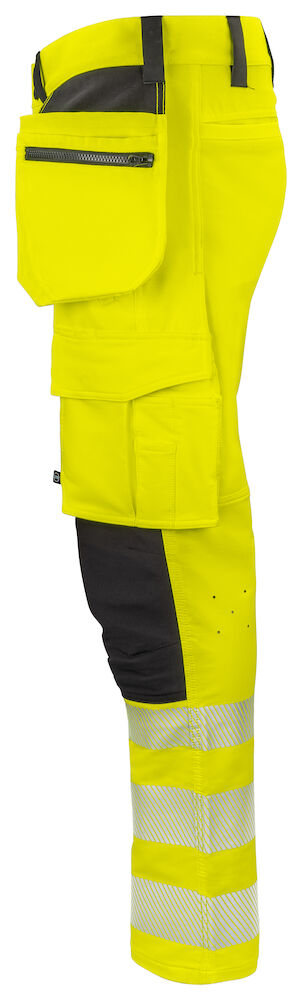 6527 BUNDHOSE 37,5™ TECHNOLOGIE MIT HÄNGETASCHEN EN ISO 20471 KLASSE 2 11 gelb/schwarz hv C56, Standard