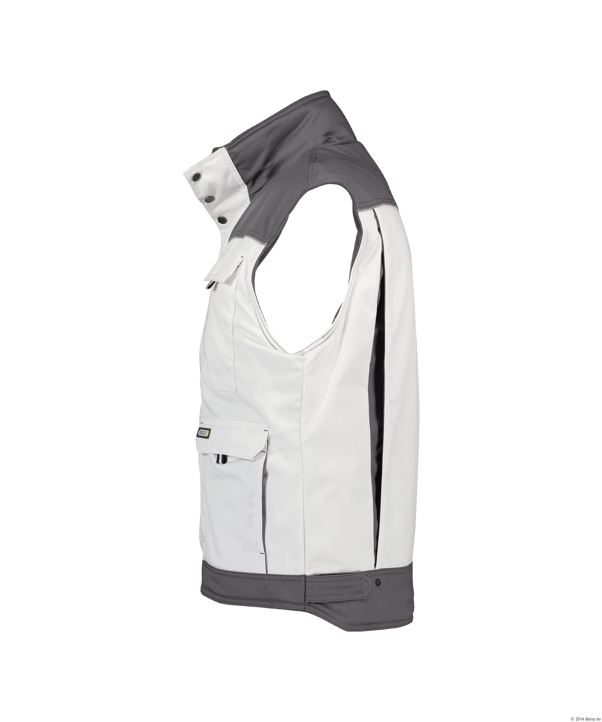 DASSY® Hulst 6141-weiss-zementgrau XS