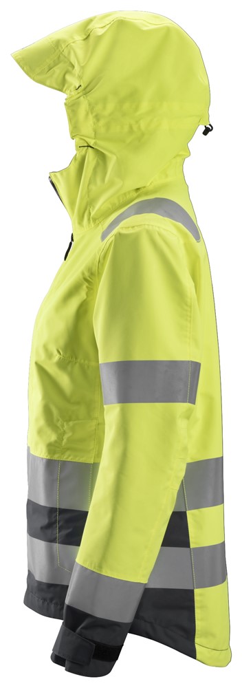 Wasserdichte High-Vis-Softshell-Jacke für Damen, Warnschutzklasse 2/3