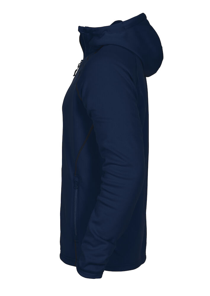 3314 MICROFLEECE JACKE MIT KAPUZE 58 marineblau XL