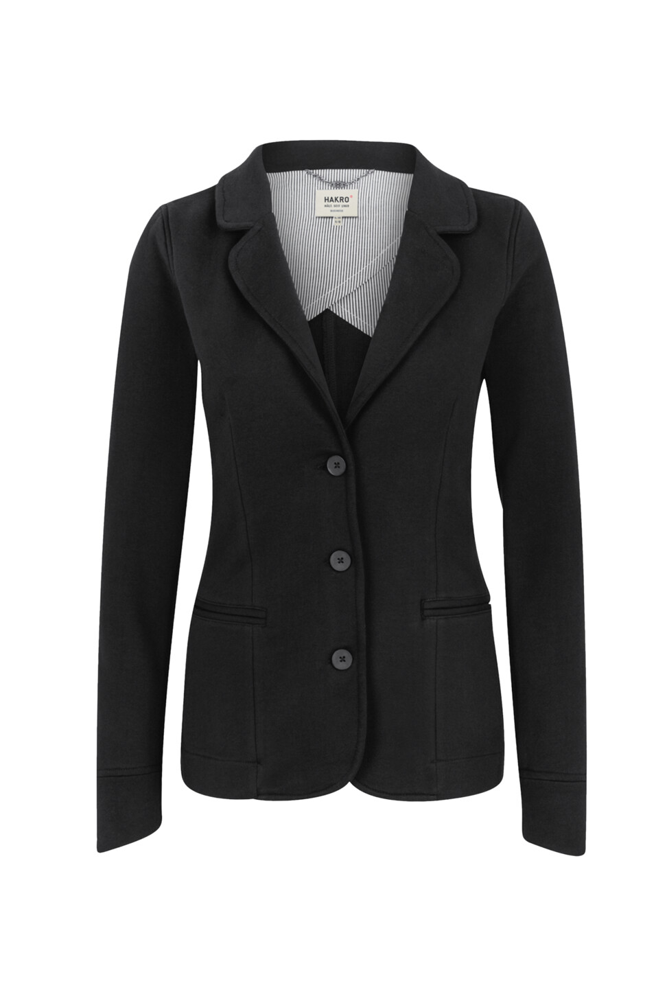 Hakro Damen Sweatblazer Premium 005-schwarz L