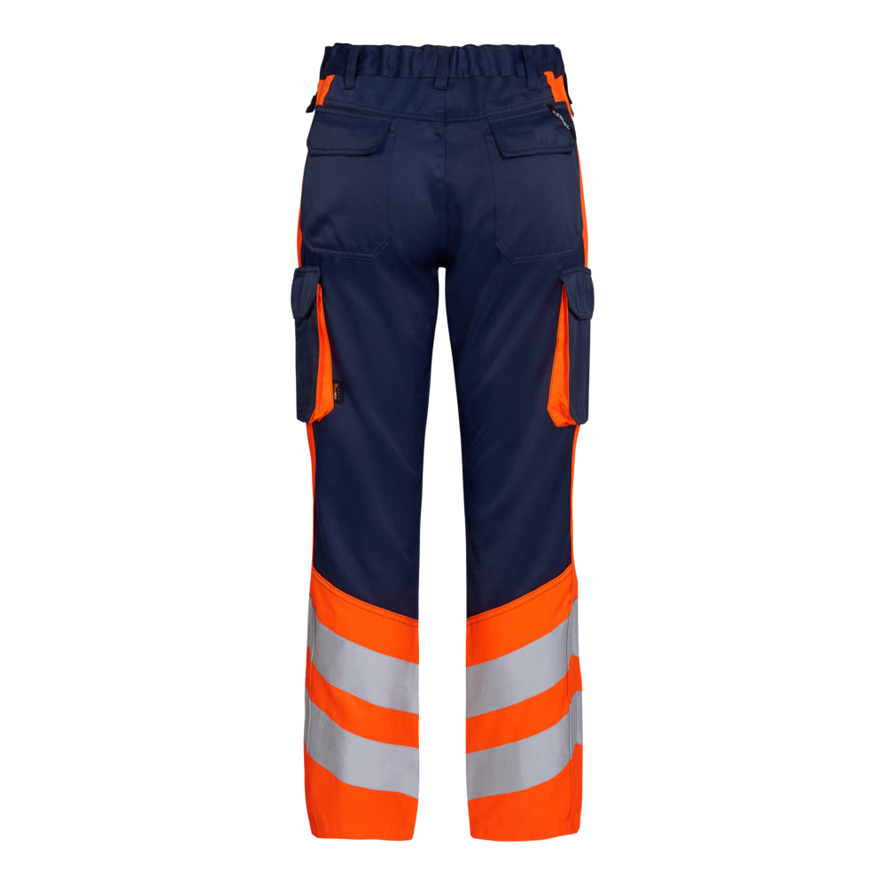 F. Engel Leichte Warn-Hose 16510 blauink/orange CH48L, Lang