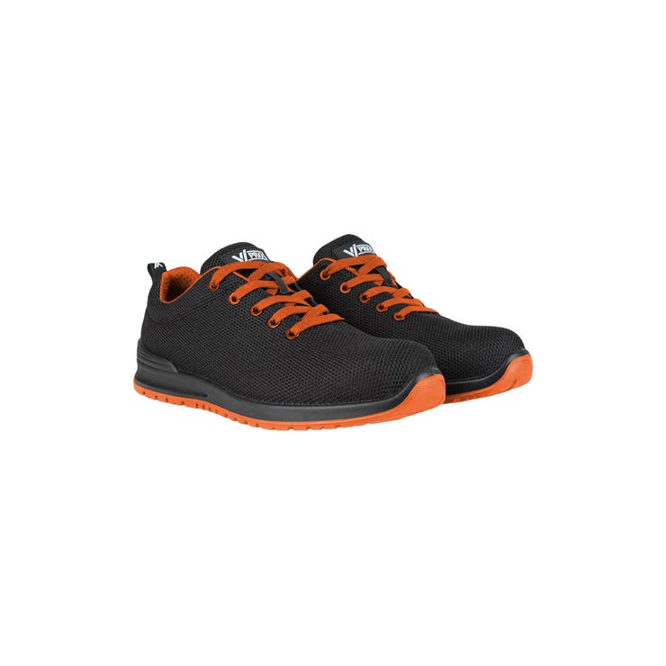 CHAUS BASSE S1P ESD SRC COMPOS - NOIRE/ORANGE, 35