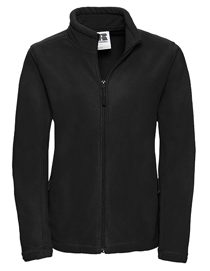 Ladies? Full Zip Outdoor Fleece - Black, L