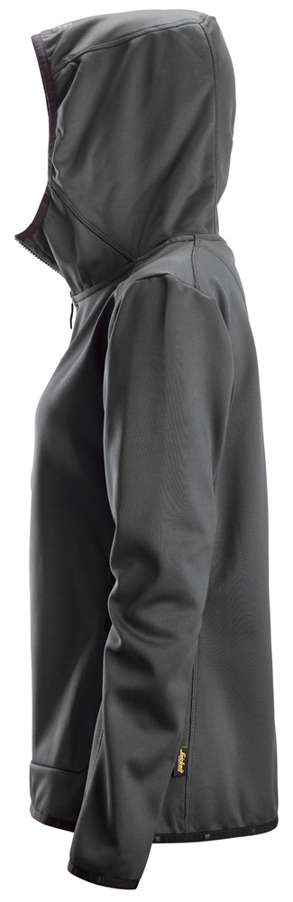 Damen-Kapuzenjacke mit durchgehendem Reißverschluss